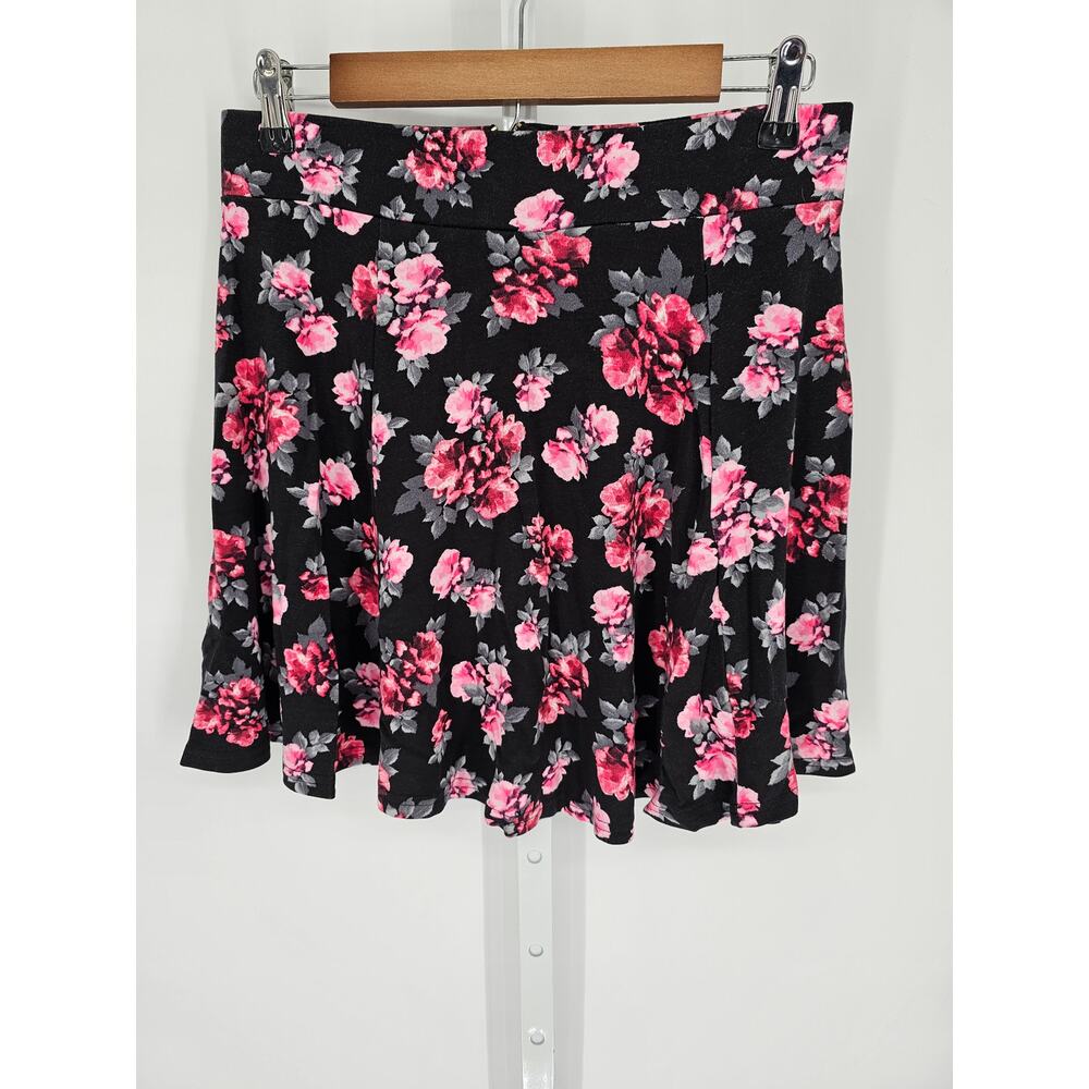 Divided by H&M Women's Multicolored Floral Flared Mini Skirt Size M